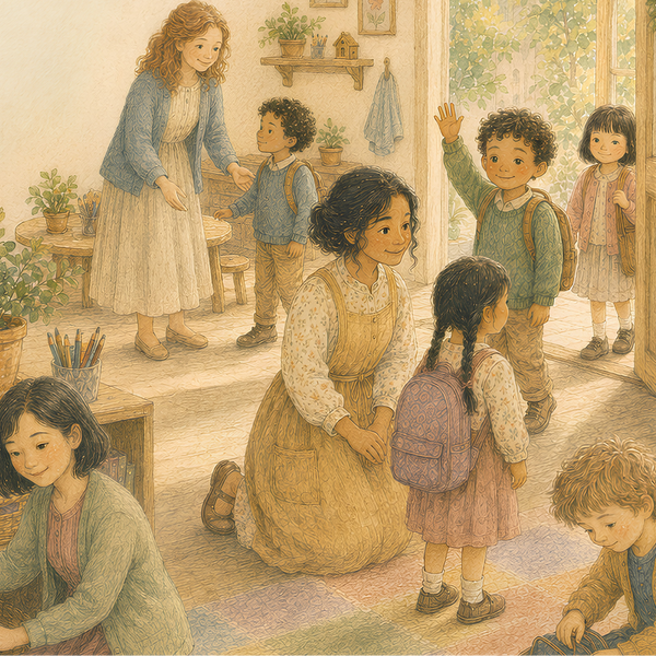 The whole class together