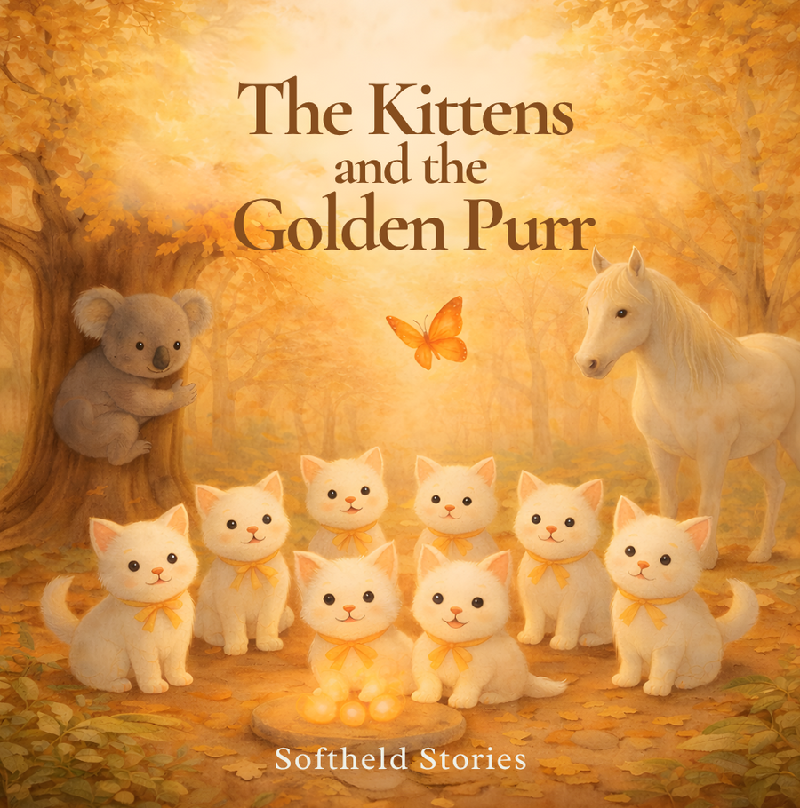 The cover of The Kittens and the Golden Purr