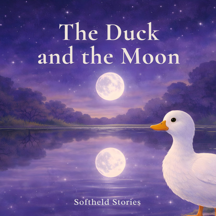 The cover of The Duck and the Moon