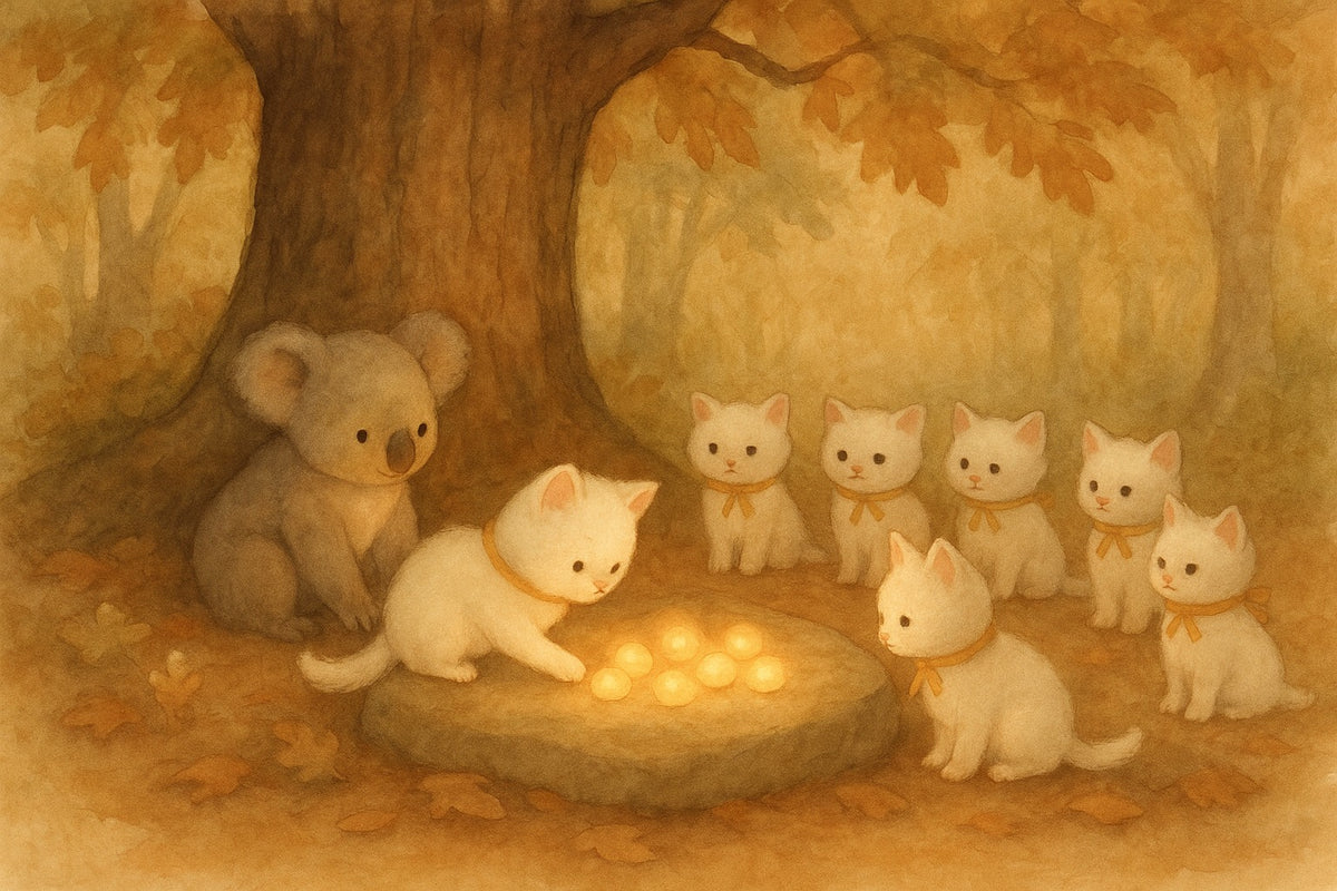 A page from The Kittens and the Golden Purr